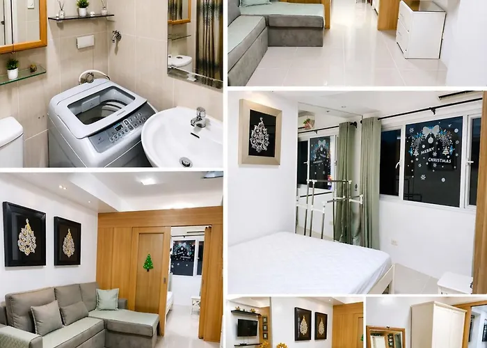 Luxe 1-bedroom Front Of Mall Of With View In Pasay Apartment